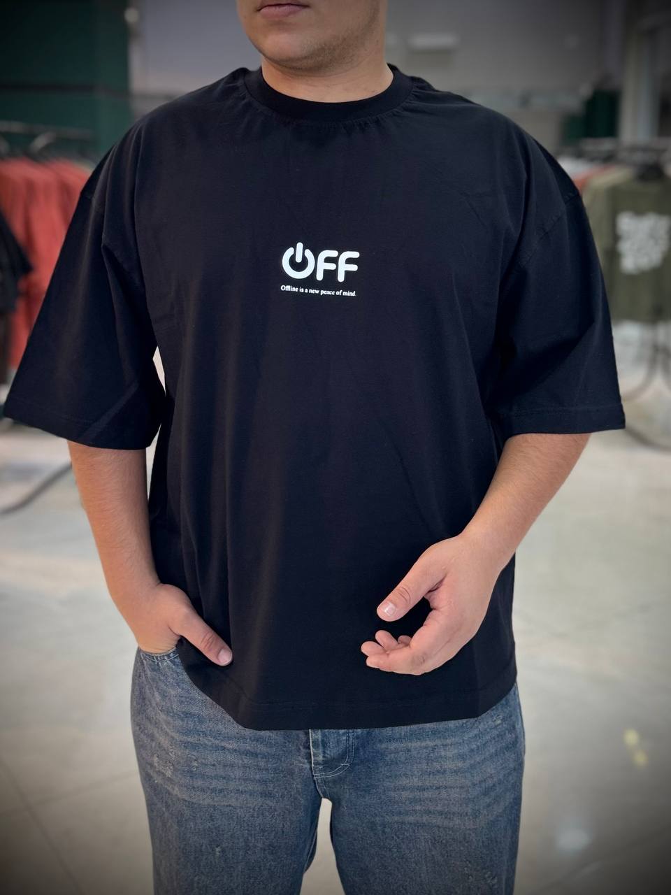 تیشرت  مشکی off کد 62