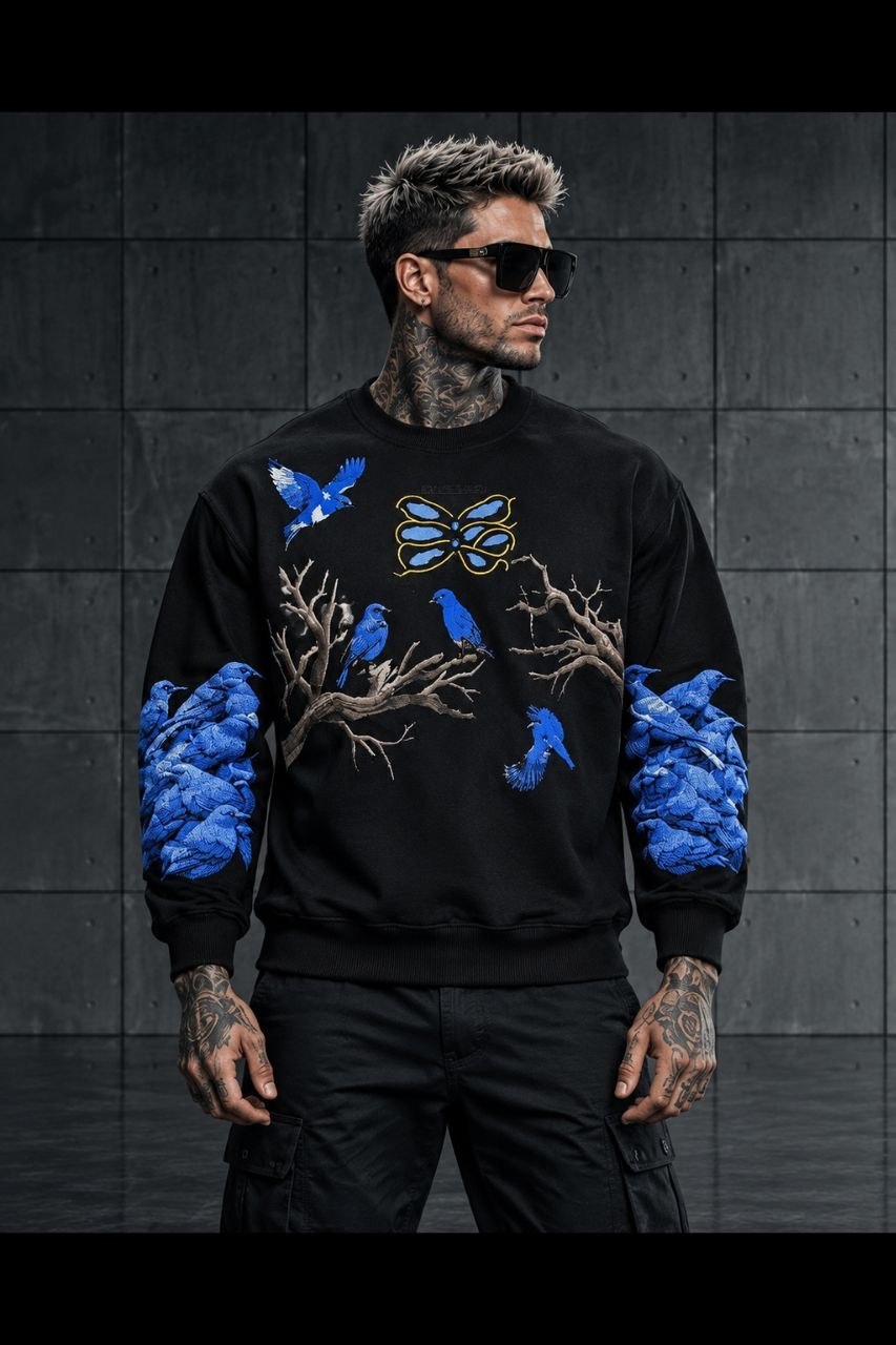 سویشرت سه نخ خارخورده مدل Dolce Gabbana کد 132